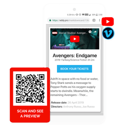 Video QR code marketing 2019