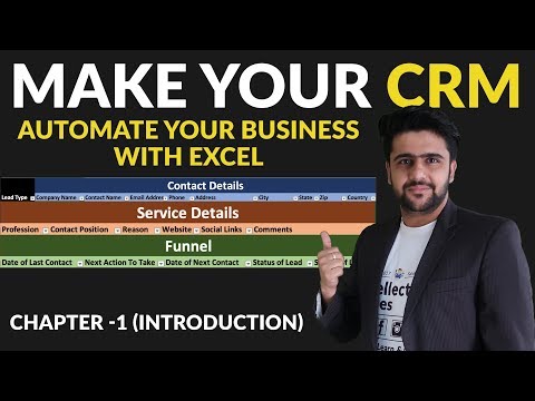 Make Your Own CRM with Excel 